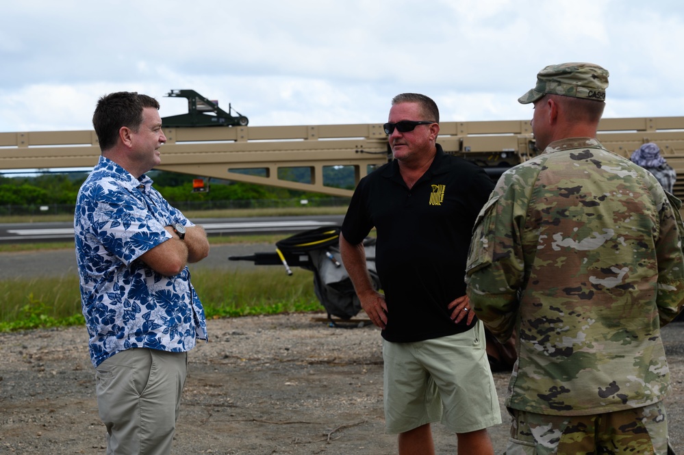 U.S. Ambassador to Palau visits during Valiant Shield 22