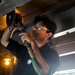 USS George H.W. Bush (CVN 77) Sailor Performs Maintenance