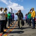 Rear Adm. Jeffrey Czerewko Departs USS George H.W. Bush (CVN 77)