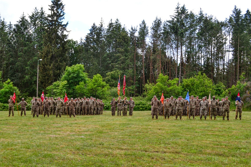 588 BEB Change of Command