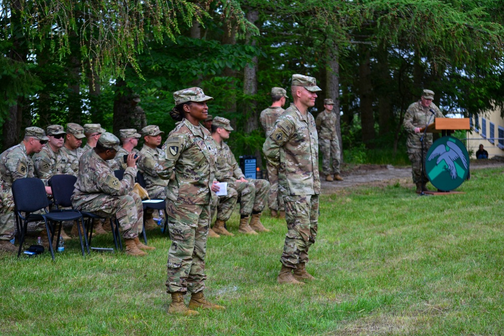 588 BEB Change of Command