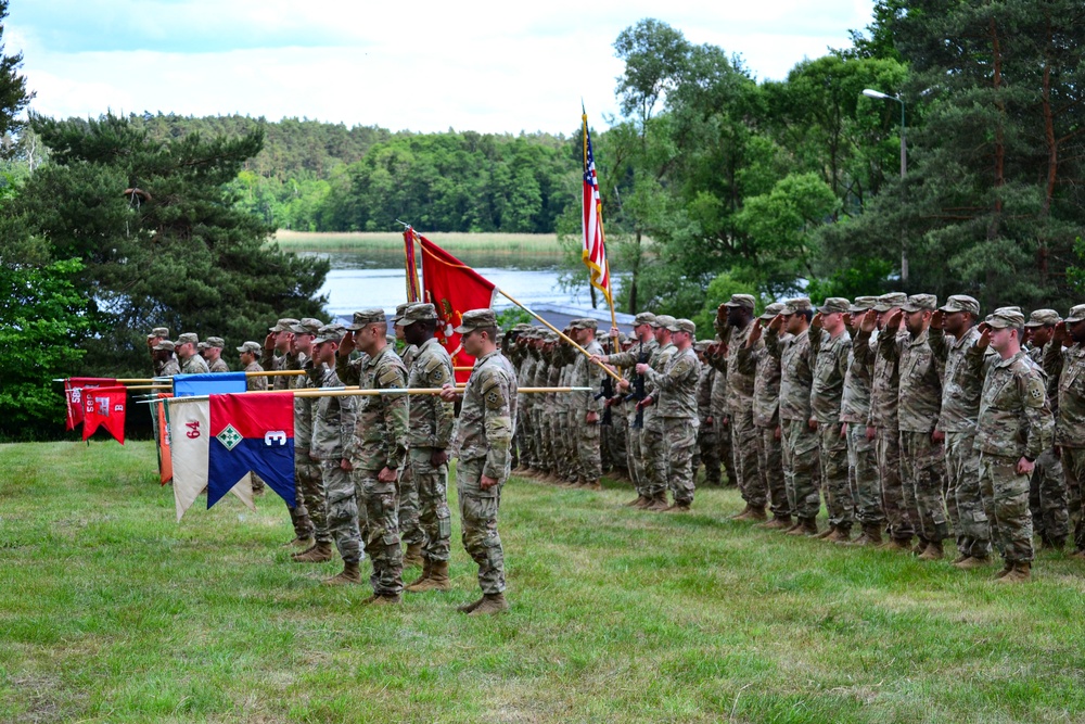 588 BEB Change of Command