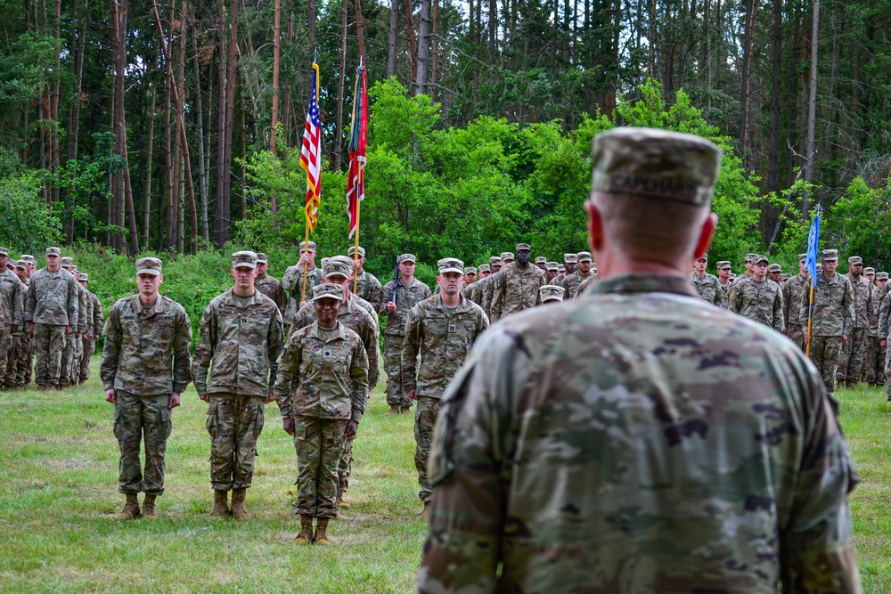 588 BEB Change of Command