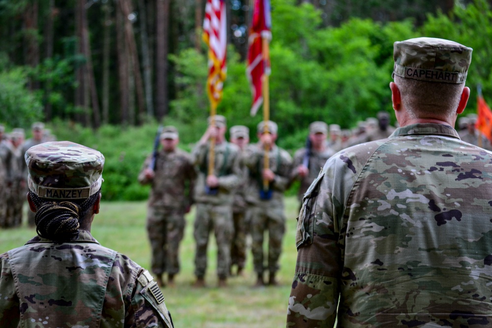 588 BEB Change of Command