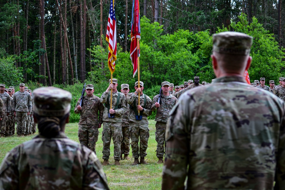 588 BEB Change of Command