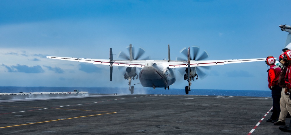 USS Ronald Reagan (CVN 76) conducts flight operations