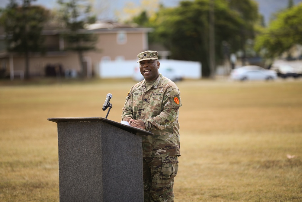 125TH Finance Battalion Installation/LTC Leviticus Pope Assumed Command