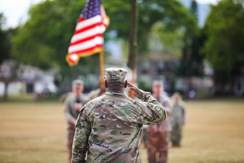 125TH Finance Battalion Installation/LTC Leviticus Pope Assumed Command