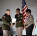 CSM Laquyin N. Brock of 25th Division Sustainment Troop Battalion, retirement ceremony