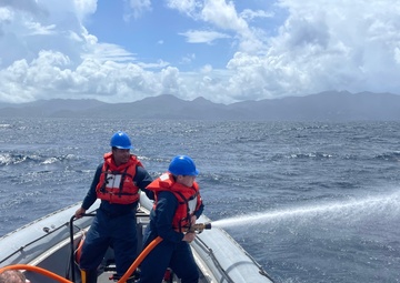 USS Billings Participates in Rescue and Assistance Drill During Exercise Caraibes 2022