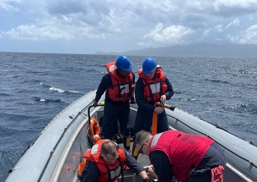USS Billings Participates in Rescue and Assistance Drill During Exercise Caraibes 2022