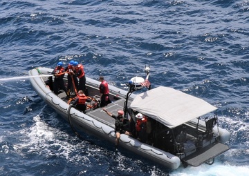 USS Billings Participates in Rescue and Assistance Drill During Exercise Caraibes 2022