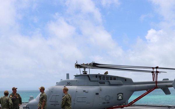 RDML Trinque Visits USS Jackson