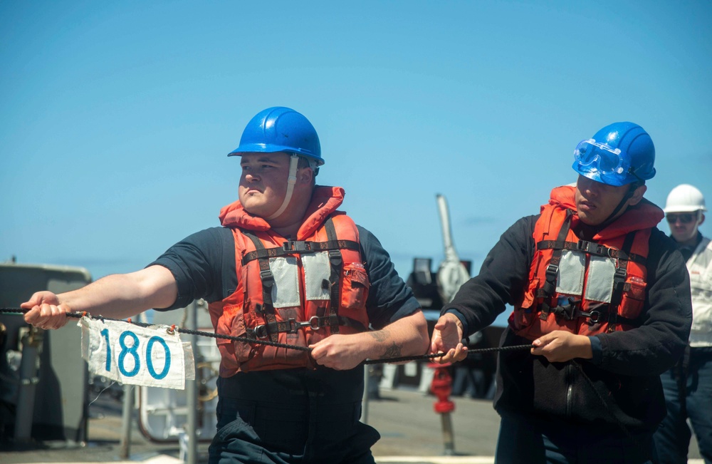 Replenishment At Sea USS Stethem