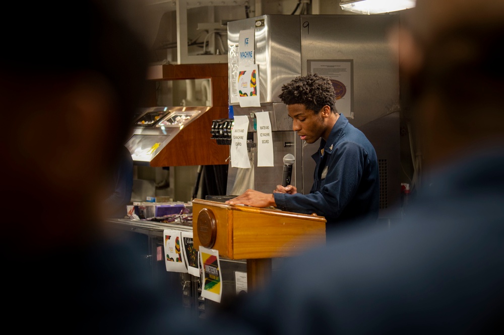 The Harry S. Truman Carrier Strike Group is on a scheduled deployment in the U.S. Naval Forces Europe area of operations, employed by U.S. Sixth Fleet to defend U.S., Allied and Partner interests.