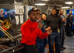 The Harry S. Truman Carrier Strike Group is on a scheduled deployment in the U.S. Naval Forces Europe area of operations, employed by U.S. Sixth Fleet to defend U.S., Allied and Partner interests.