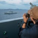 U.S. and Turkish ships render honors during passing exercise