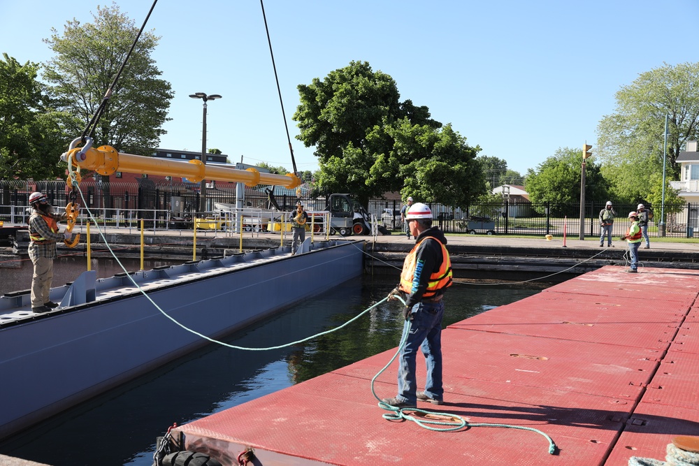 MacArthur Lock opening after seasonal maintenance, extended repair