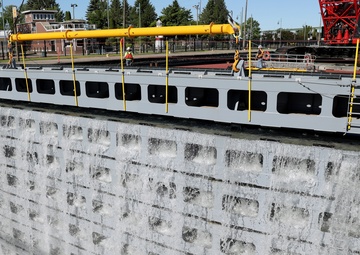 MacArthur Lock opening after seasonal maintenance, extended repair