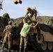 U.S. and Moroccan soldiers prepare equipment for transport to Tifnit, Morocco during African Lion 22
