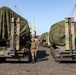 U.S. and Moroccan soldiers prepare equipment for transport to Tifnit, Morocco during African Lion 22