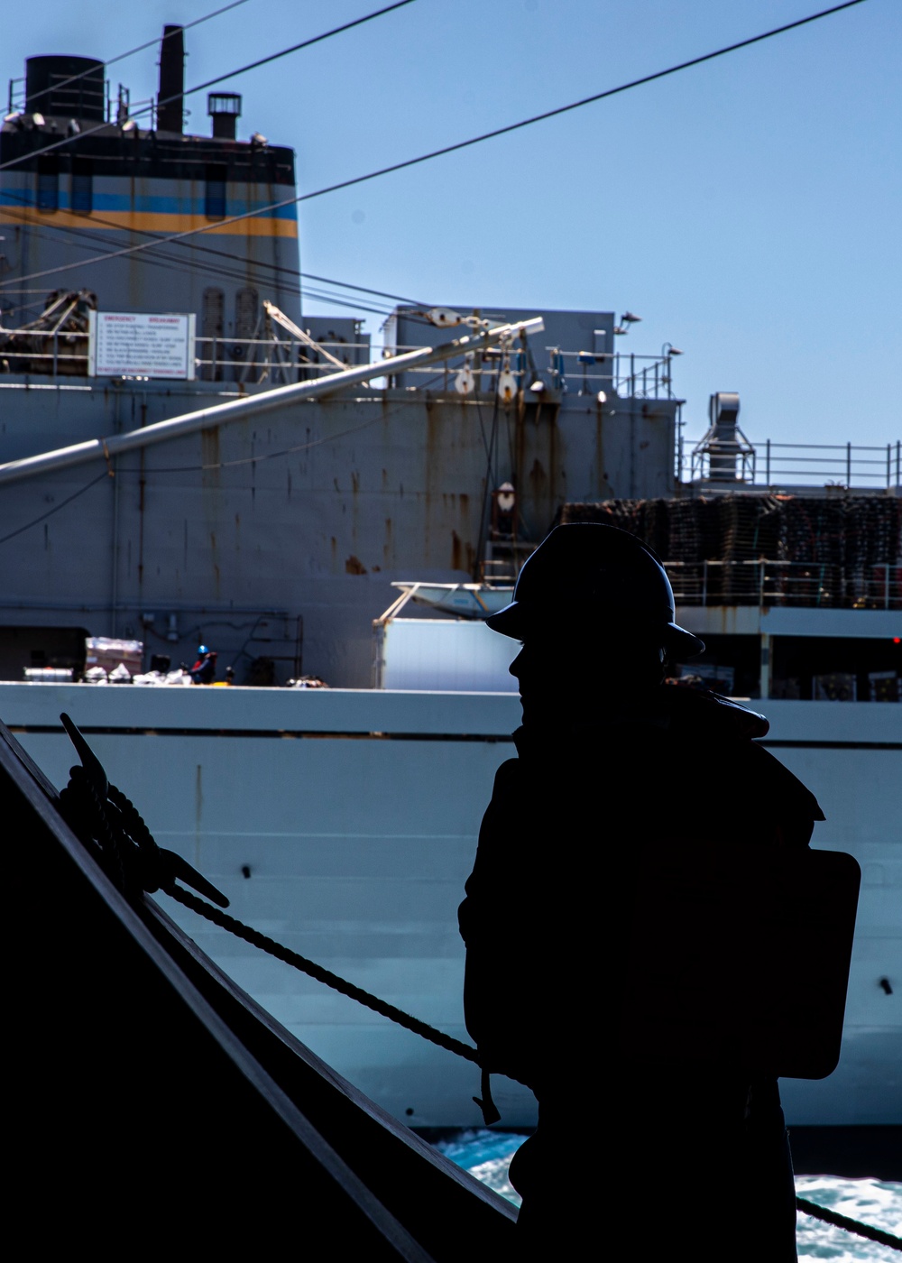 USS George H.W. Bush (CVN 77) Conducts Underway Replenishment