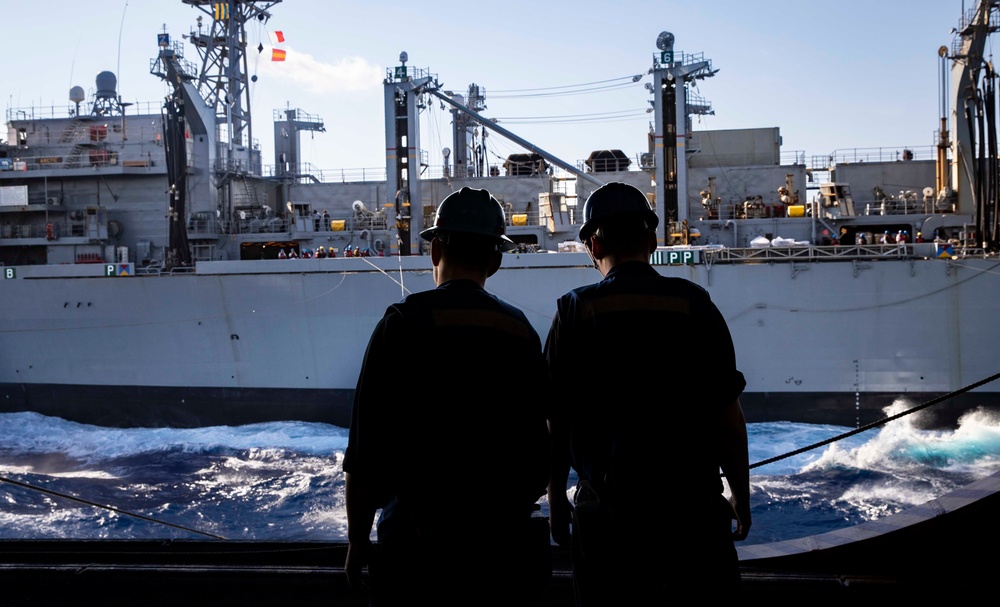 USS George H.W. Bush (CVN 77) Conducts Underway Replenishment