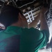 Strike Fighter Squadron (VFA) 103 Sailor Conducts Maintenance Aboard USS George H.W. Bush (CVN 77)