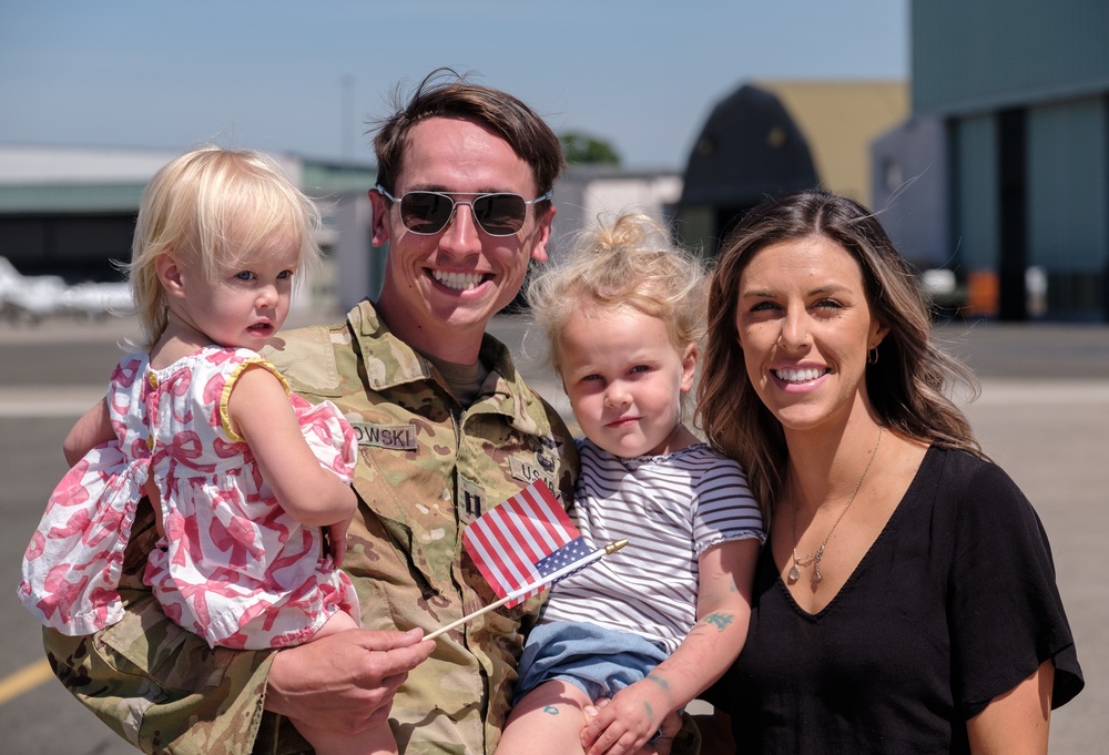 Cougar battalion returns home