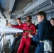 Abraham Lincoln Sailors conduct a damage control demo