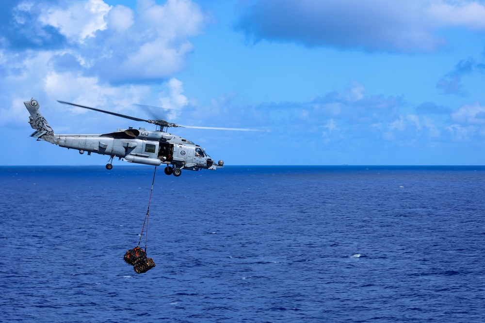 Abraham Lincoln conducts a FAS with Mobile Bay