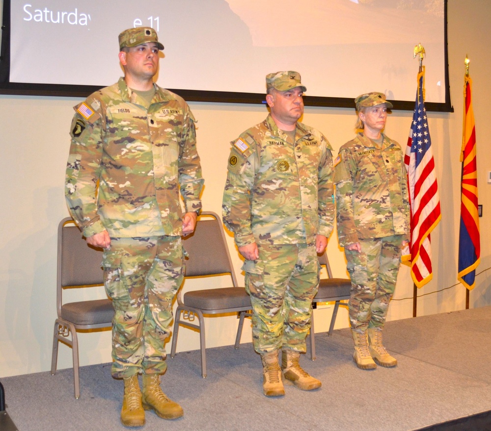 Lt. Col. Fields assumes command of the 98th Signal Battalion