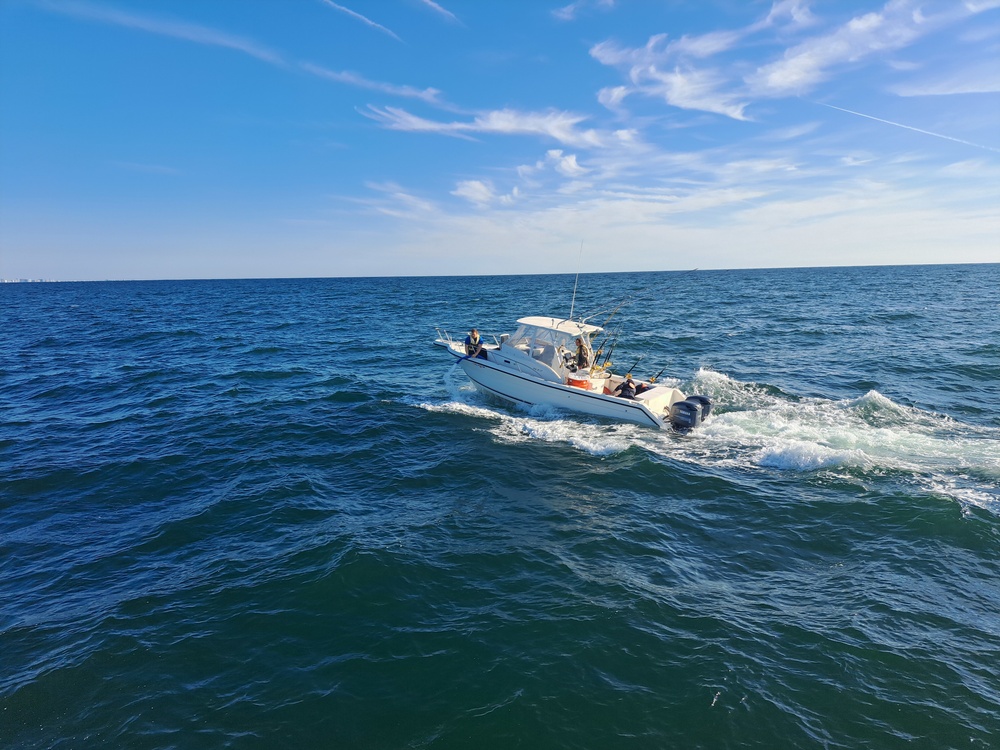 Coast Guard rescues 4 from vessel taking on water near Ocean City