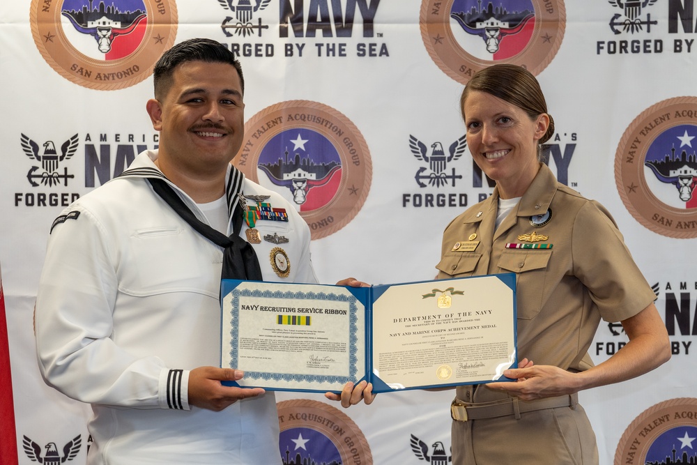 Navy Counselor First Class Rene A. Hernandez, Jr. earns Navy and Marine Corps Achievement Medal