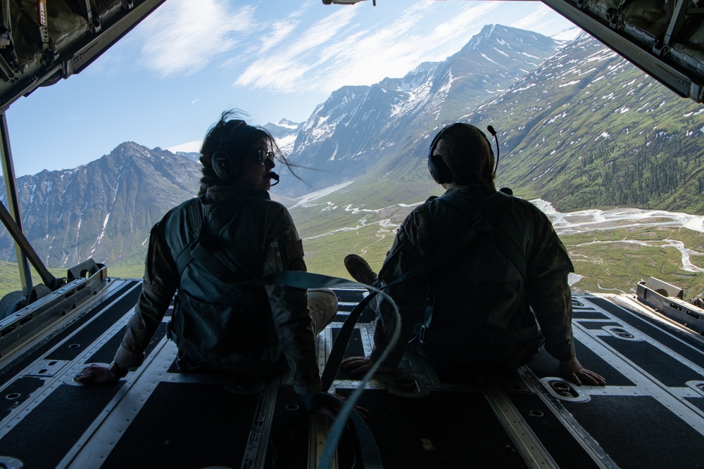 C-130s weave through mountains, perform dirt strip landings for RED FLAG 22-2