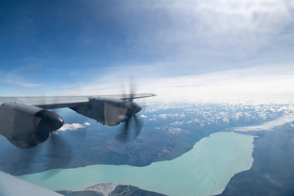 C-130s weave through mountains, perform dirt strip landings for RED FLAG 22-2