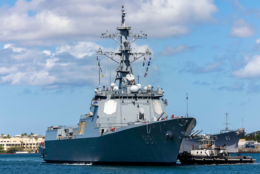 Republic of Korea Navy Ship Arrives in Pearl Harbor for RIMPAC 2022