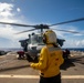 Sailors from USS Abraham Lincoln Conduct a Helicopter Visit, Board, Search and Seizure Exercise with USS Dewey