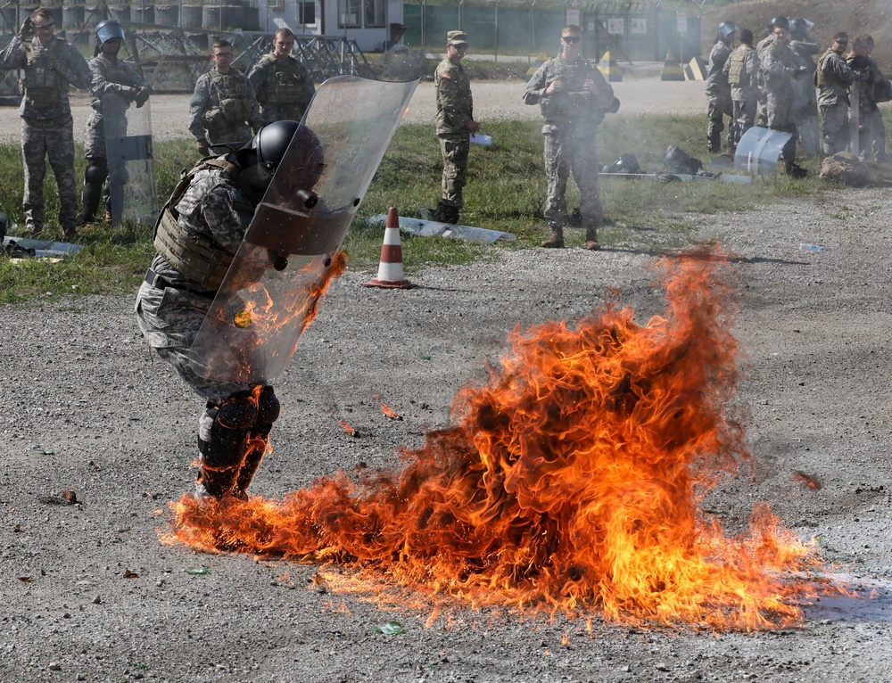Crowd Riot Control Training - Fire Phobia