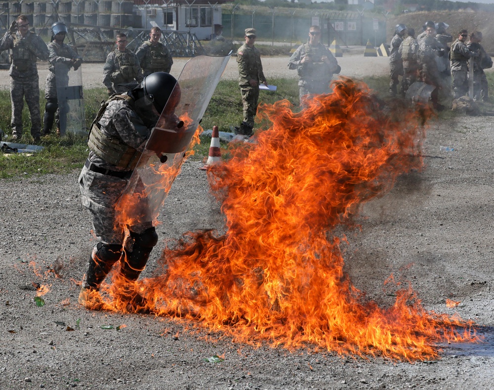 Crowd Riot Control Training - Fire Phobia