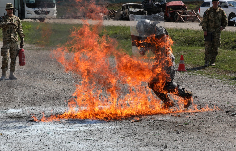 Crowd Riot Control Training - Fire Phobia