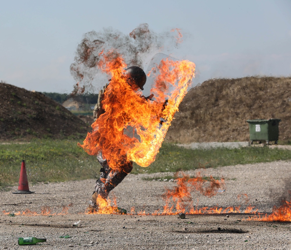 Crowd Riot Control Training - Fire Phobia