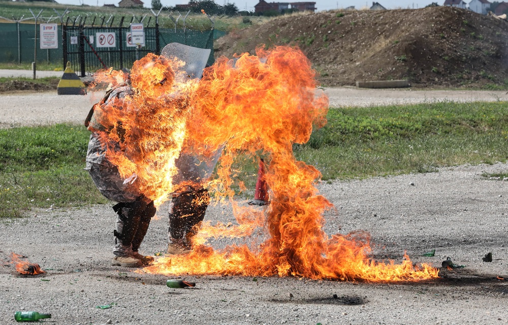 Crowd Riot Control Training - Fire Phobia