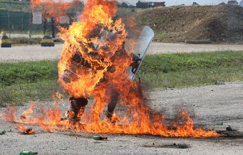 Crowd Riot Control Training - Fire Phobia