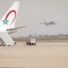 A French military aircraft carries personnel participating in African Lion 22