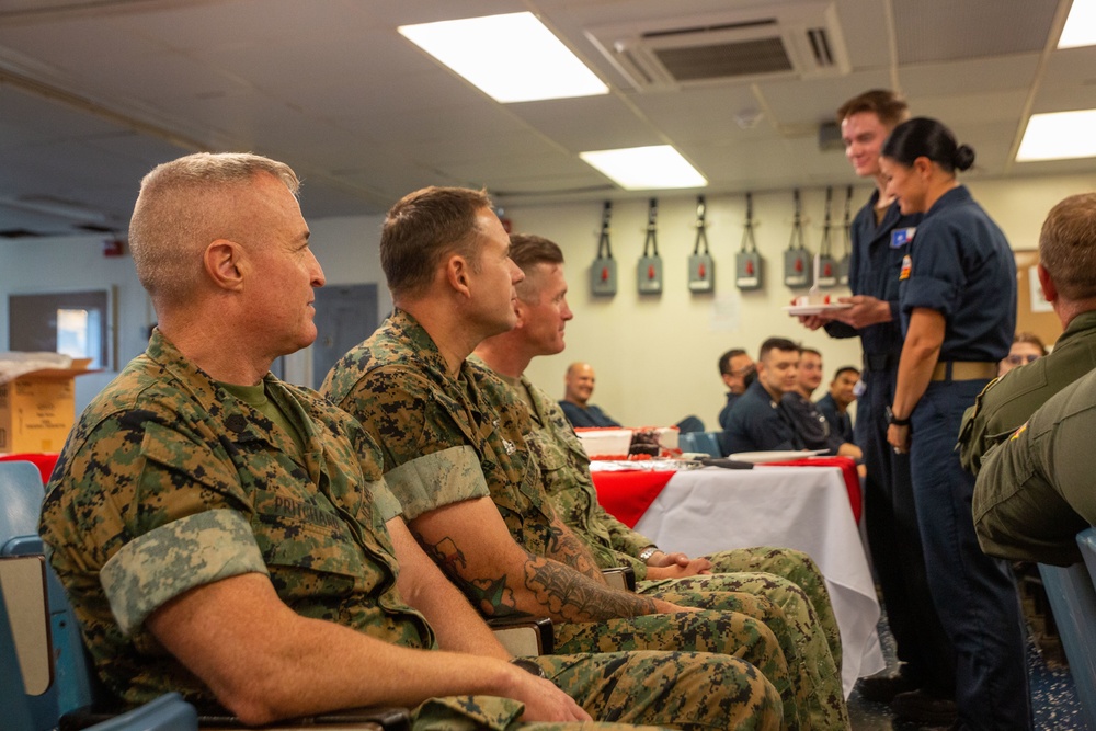 FMFLANT, MARFORCOM, MARFOR NORTHCOM Leadership tour the USS San Antonio (LPD 17)