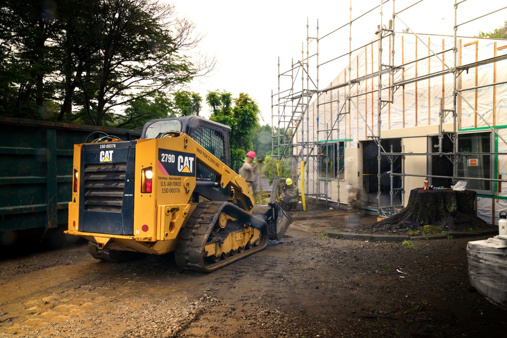 110th Civil Engineers remove concrete during Japan DFT