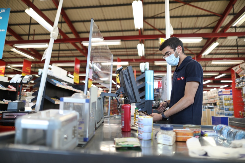 Khaled Ghanem received work skills training, obtained his job through a USAID program