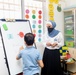 Faten Ja’afreh, a volunteer working with the USAID-supported Labeeb program in Zarqa, Jordan