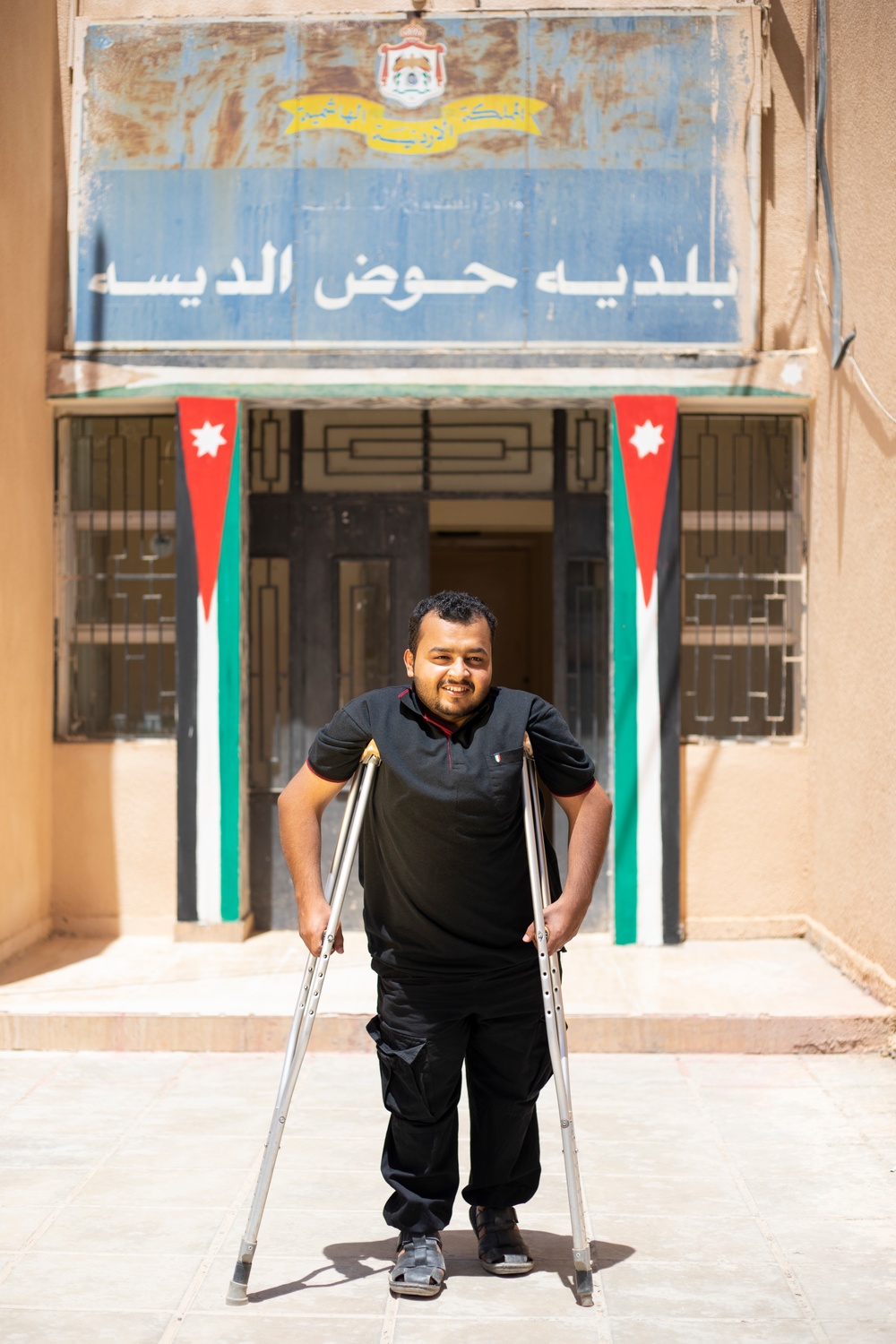 Khaled Al-Zawaida, a youth activist in southern Jordan